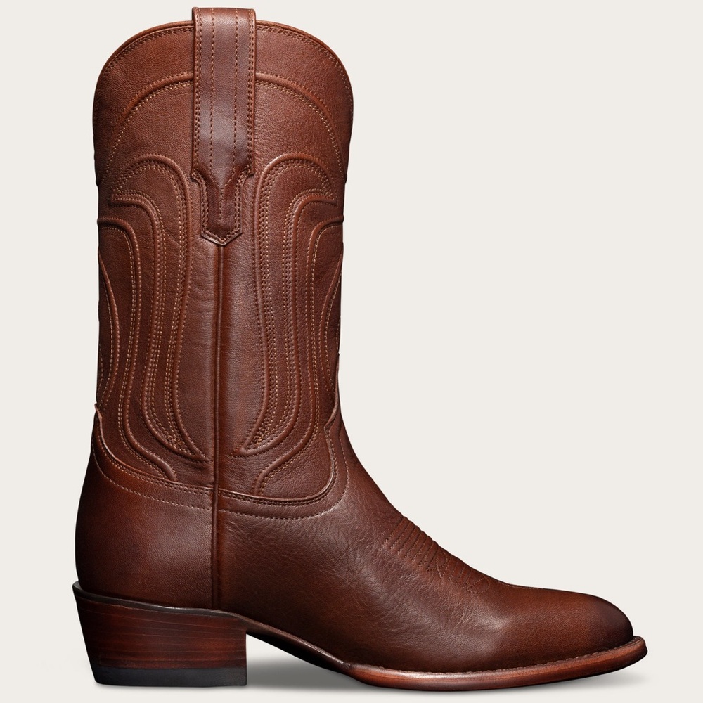 Tecovas Women's Brown Leather Western Boots - Picture 2 of 5